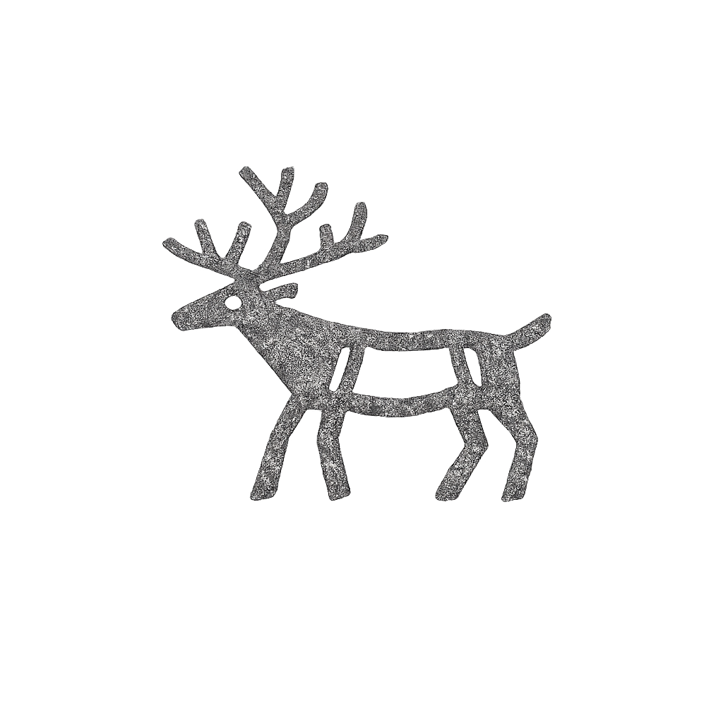 Fálá logo — rein i helleristning-stil